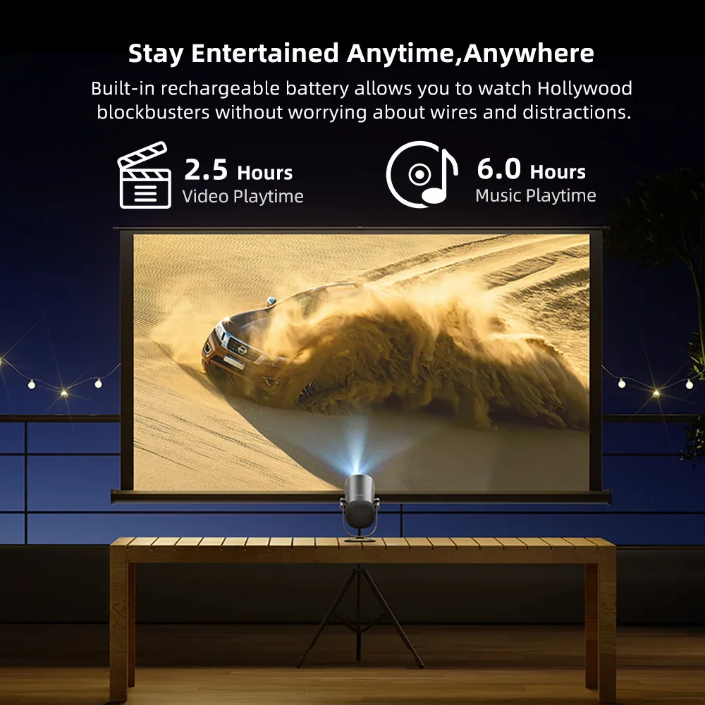 Best Seller HDR 10 HLG Dangbei Freedo Real 450 ISO Lumens 4K Video Projector DLP Movie Theater Projector Portable Mini 4K 1080P
