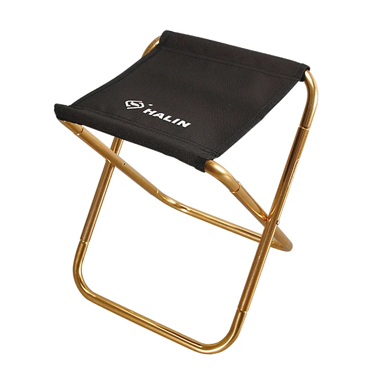 Outdoor portable folding stool 7075 aluminum alloy folding chair fishing chair multi -function folding stool Xiaoma