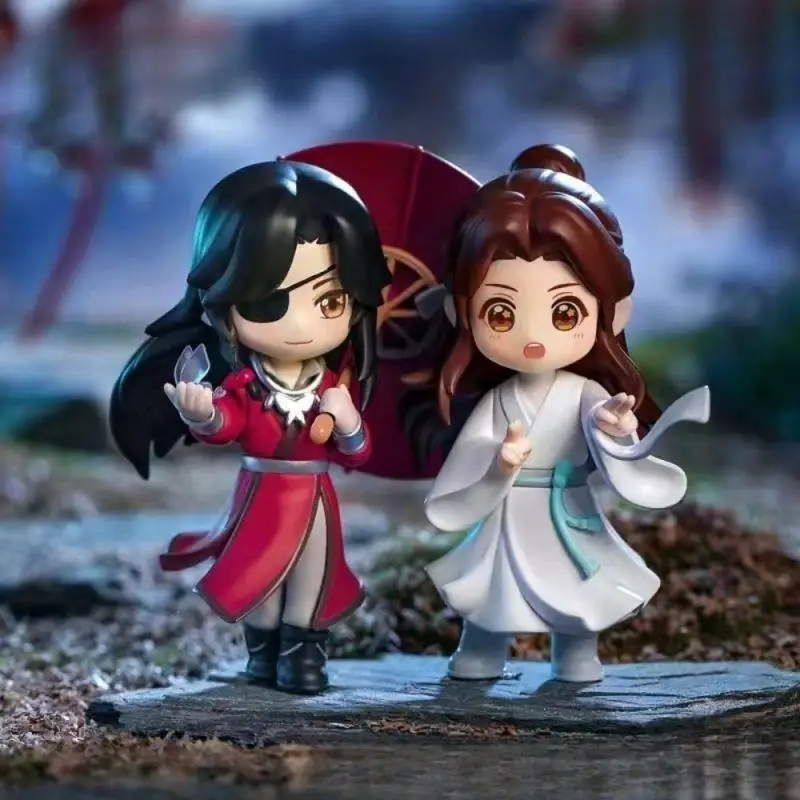 Hot Heaven Official Blessing Lucky To Meet You Xie Lian Hua Cheng Blind Box Doll Model Mystery Box Action Figures Ornament Gift