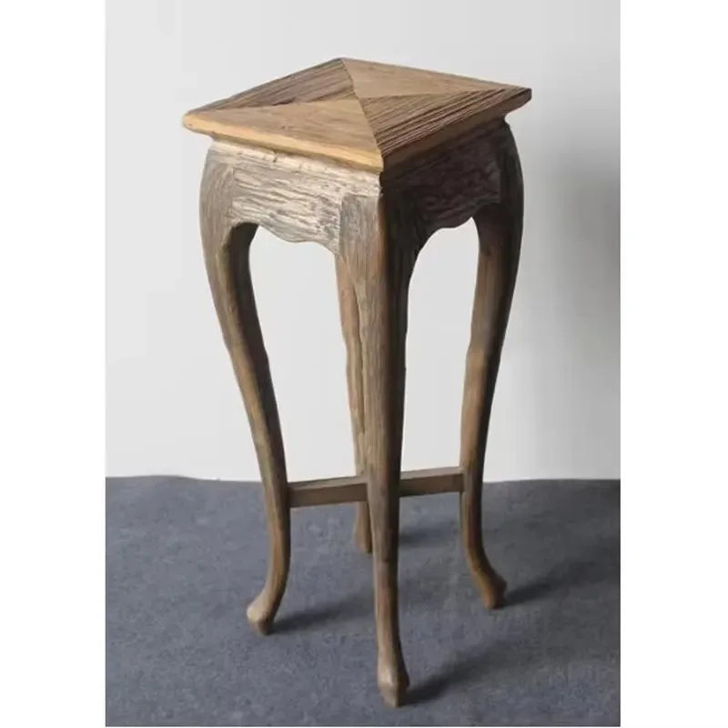 Modern Solid Wood Convertible High Stool and Ottoman Unique Design for High End Villa and Apartment Decoration Stylish