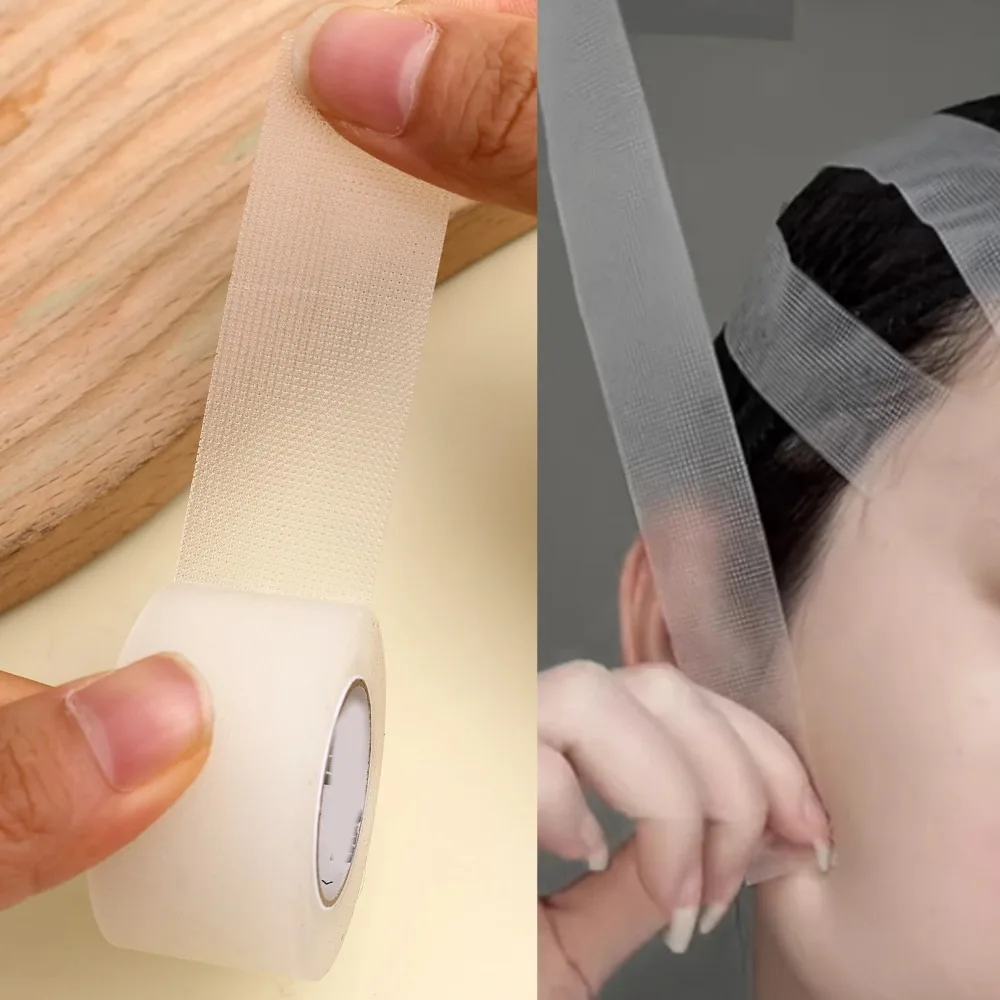 New 8M/Roll PE Facial Tape Professional Lift Wrinkles Doulble Eyelid Tape Breathable Beauty Makeup Tool Cosplay Makeup Tape image 4