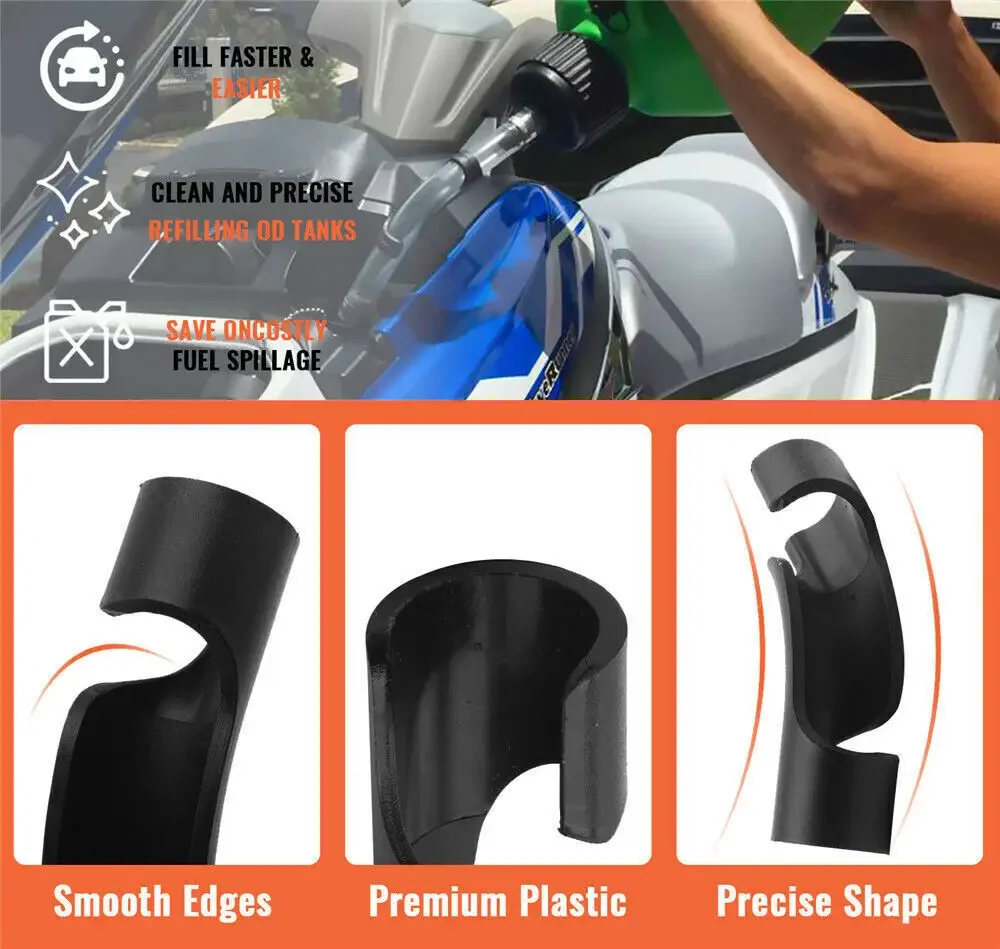 5 Gallon Fuel Jug Gas Can VP Racing Fuel Deluxe Cap Filler Hose Hose Kit Set 14 Inch