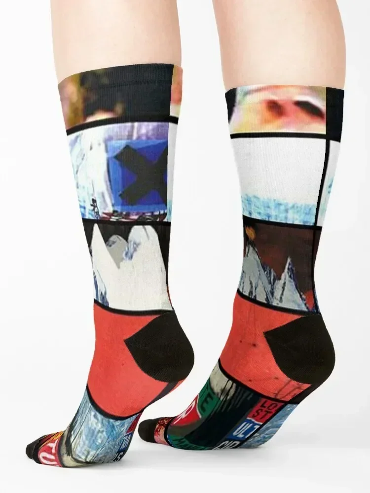 W A L L R A D Socks golf hiking FASHION anti slip football Socks Men Women's