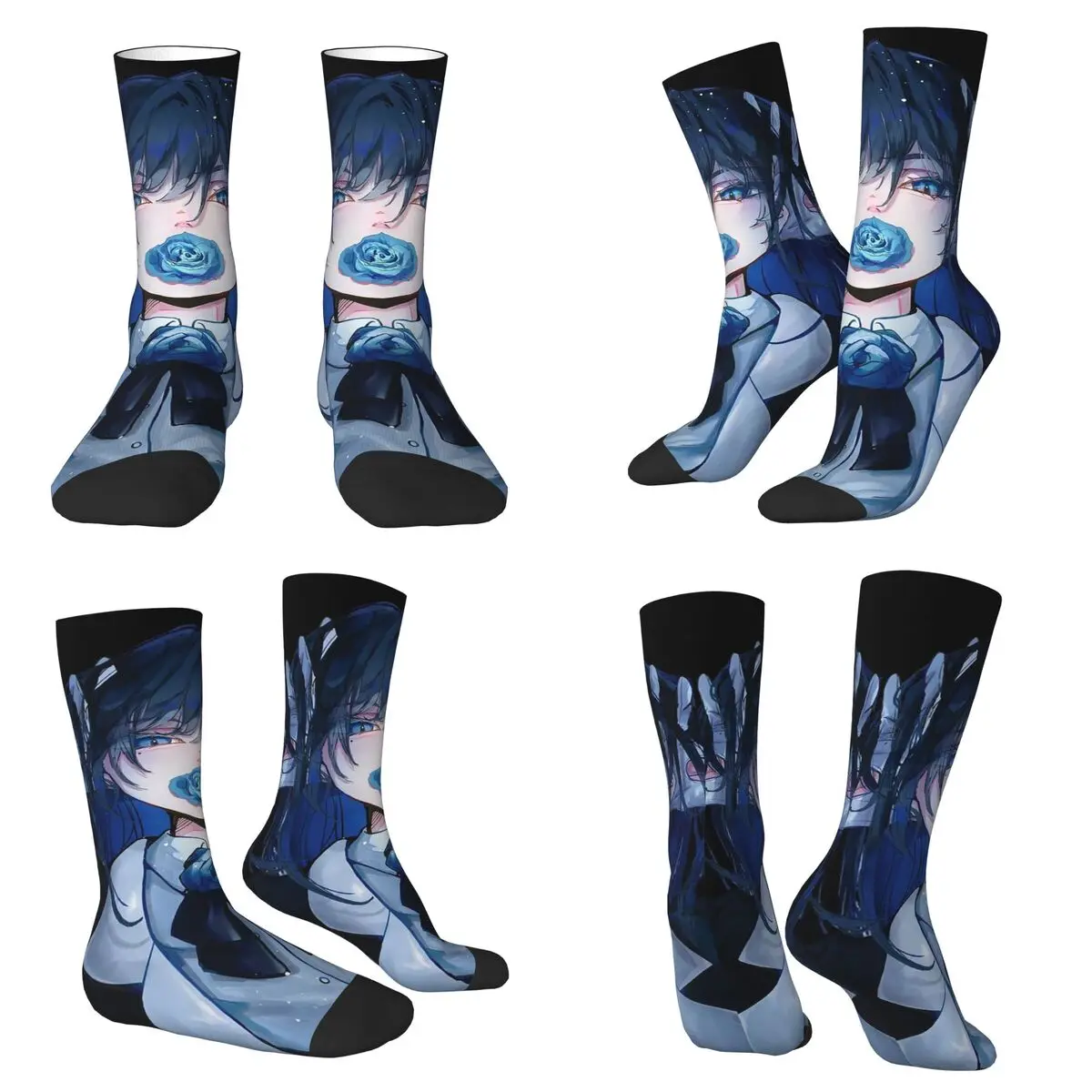 

Ado Wish Tour Japan Singer Socks Harajuku High Quality Stockings All Season Long Socks for Unisex Valentine's Day Gifts