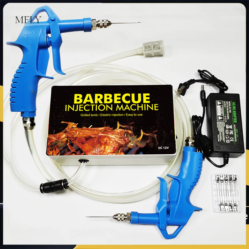 Meat Pickling Machine Meat Marinated Syringe Meat Processor Saline Seasoning Injector Household Electric Saline Injection Pump