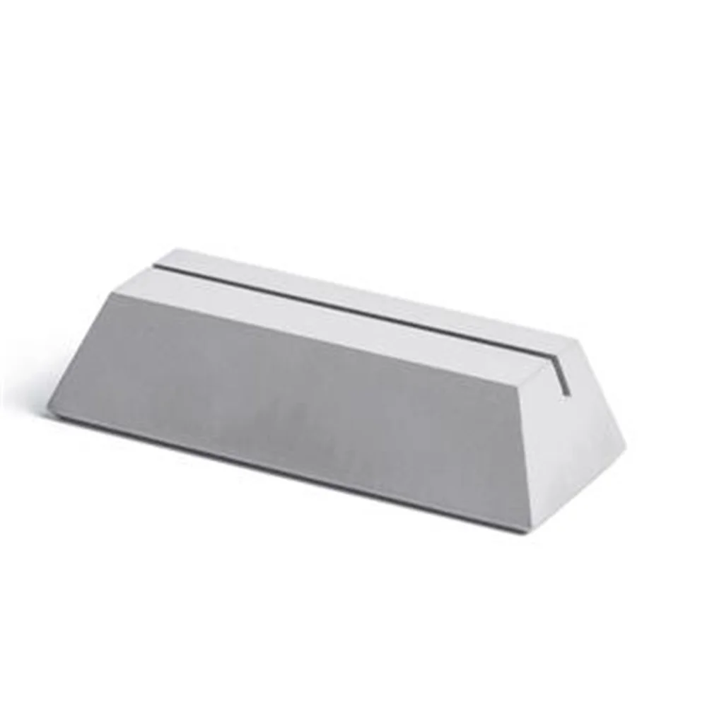 Cement Menu Holder Weighted Base Sign Clip Table Number Rack Metal Slot Block Buffet Restaurant Card Tag Display Stand