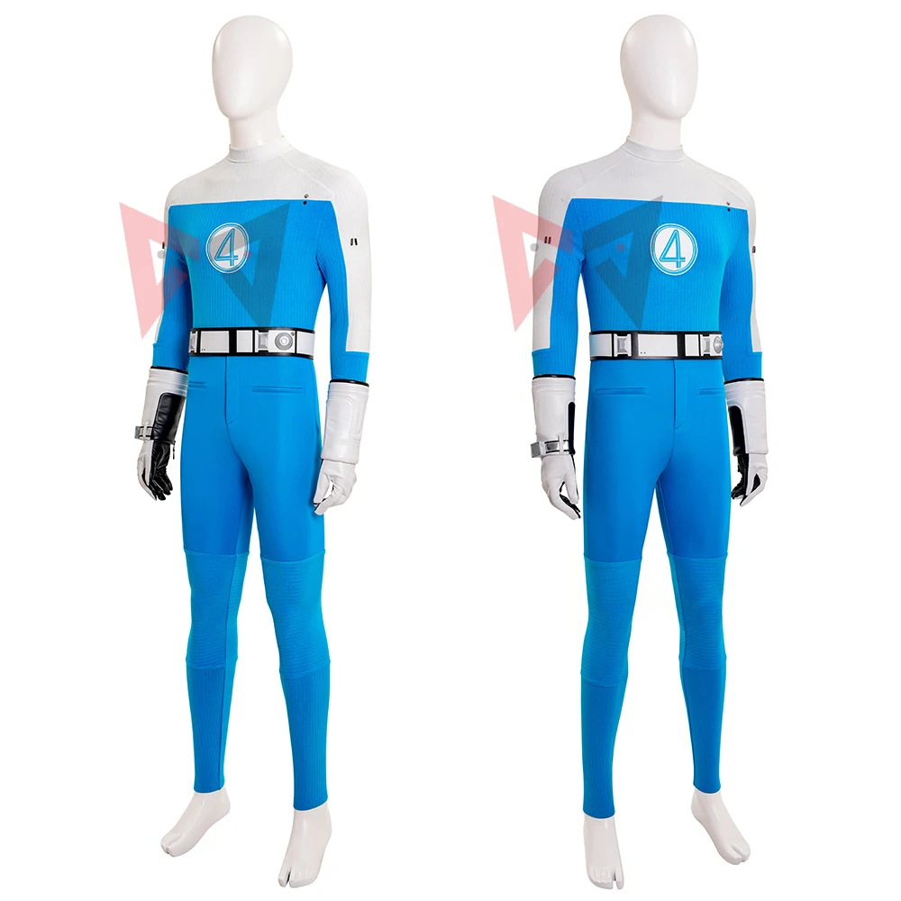 New Human Torch Super Hero Jumpsuit Cosplay Costume Belt Gloves Boots To Choose Custom Made - Image 2