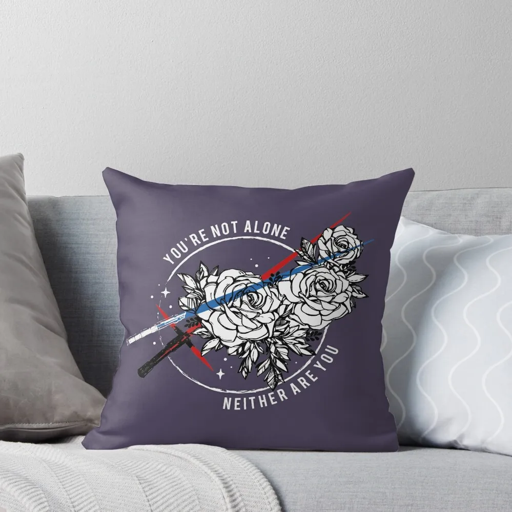 

REYLO x YOU'RE NOT ALONE Throw Pillow christmas decorations 2024 pillow cover christmas Cushion Cover pillow