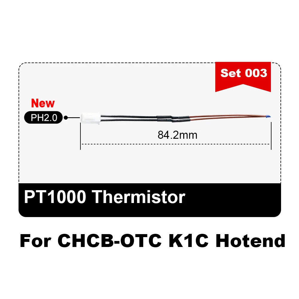 Trianglelab Ceramic Heater PT1000 100K B3950 Thermistor Socks HEATBLOCK For CHCB Hotend Repair Parts for K1C 3D Printer