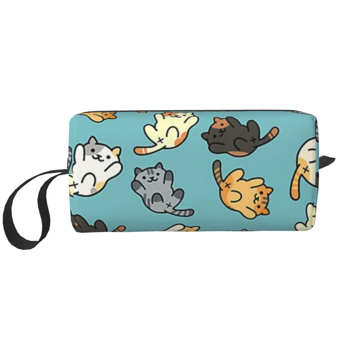 

Neko Portals Neko Atsume Cats Pencil Cases Big Capacity Pen Bags Pen Box Pencil Pouch For Boys Girls Stationery Makeup Bag