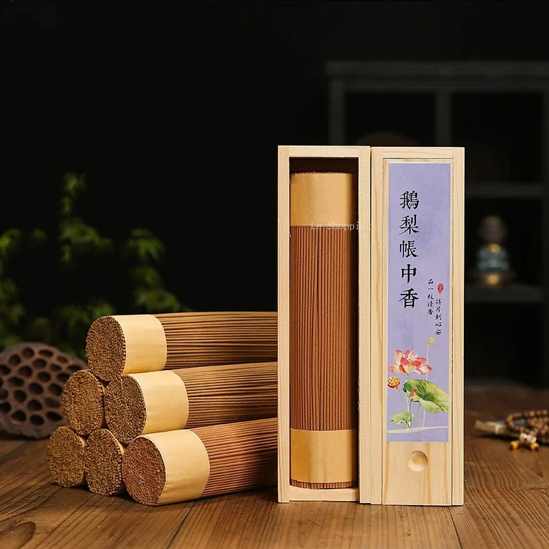 Plant Thread Incense Ambergris/Nha Trang Agarwood Bedroom Office Air Purification Soothing Spiritual Temple Meditation Incense