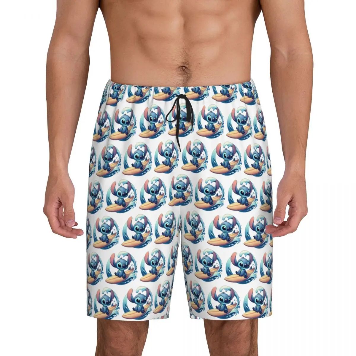 

Мужские пижамные шорты с рисунком аниме манга, пижамные шорты с индивидуальным принтом, пижамы для сна, низ с карманами