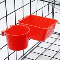 Bird Feeder Water Bird Cage Parrot Plastic Dringking Bowls Water Drinker for Pigeon Quail Chicken Duck Bowls and Drinkers 1 Pc
