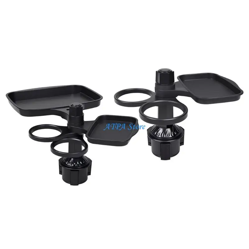 

U13C Rotatable Car Beverage Mount Suitable for Multiple Container Sizes Provide Not Slip Grip for Safe Travel Experience