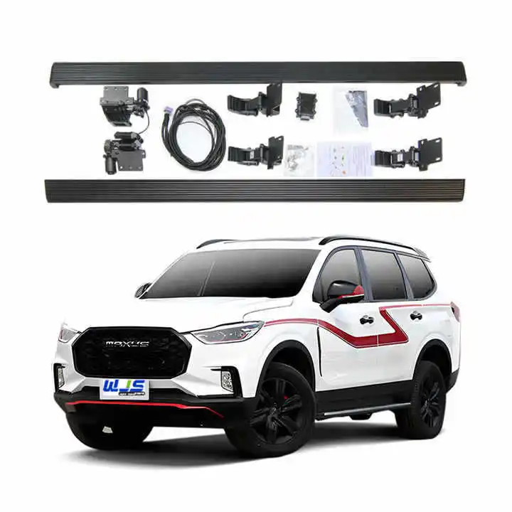 

Suitable for LED streamer light electric pedal all-aluminum welcome side pedal aluminum alloy automatic telescopic foot pedal bu