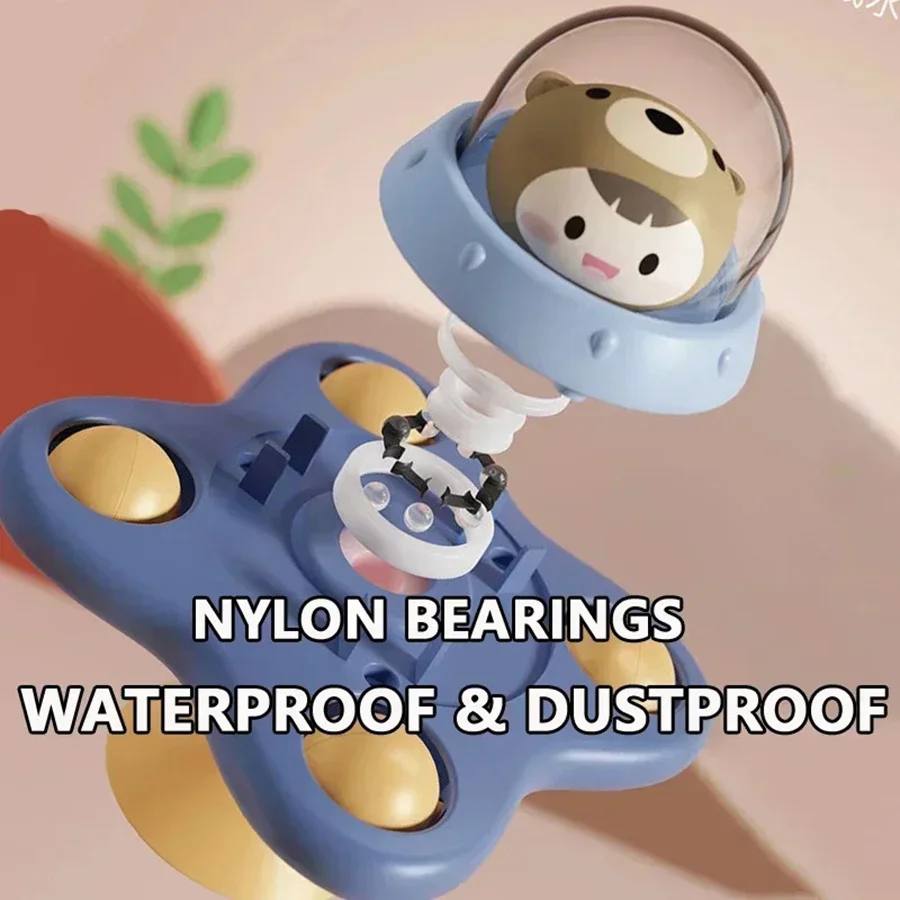 Babyspeelgoed Zuignap Spinner voor peuters Montessori Spinner Zintuiglijk speelgoed, Montessori Fijne motoriek Speelgoed voor baby Speelgoedcadeau