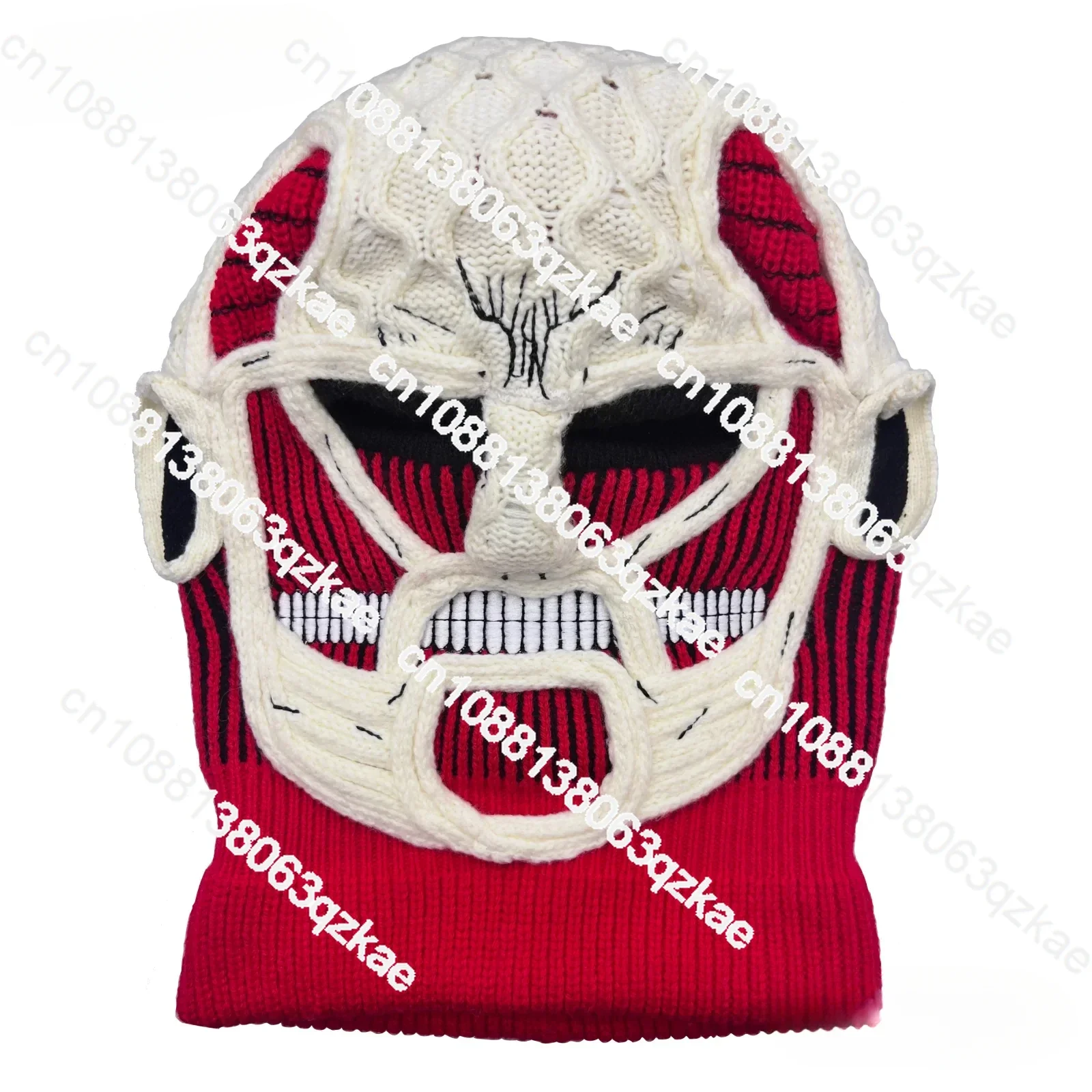 Attack On Titan Mask popular Ski mask  Riding face  mens caps handmade fall winter warm beanies  face mask  hats for men