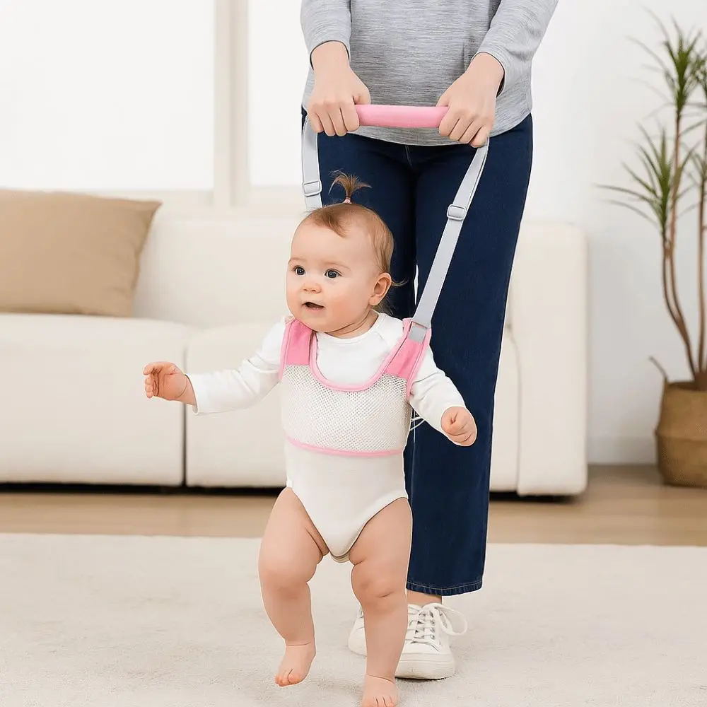 

Safety Infant Walker Harness Handheld Adjustable Learning Walk Support Assist Trainer Breathable Non-slip Toddler Assistant Belt