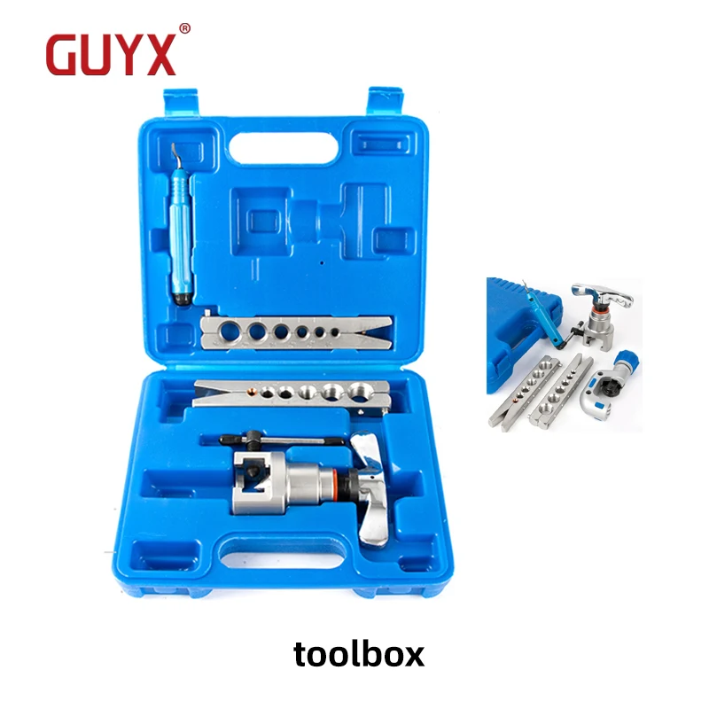 

Air Conditioning Refrigeration Repair Kit Eccentric Tapered Flaring Tool Manual Copper Tube Expander Set 6-19mm pipe expande