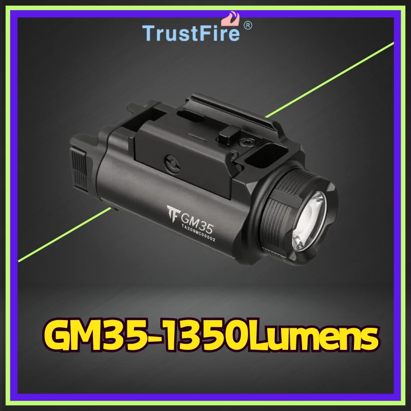 Linterna LED recargable tipo C Trustfire GM35 de 1350 lúmenes