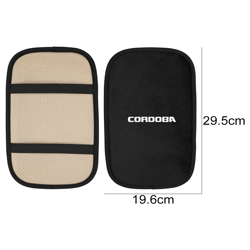 For Seat Ibiza 6j Ateca Arona Altea Leon mk3 Tarraco Toledo Cordoba Alhambra Arosa Mii Soft Plush Car Armrest Box Cushion Pad