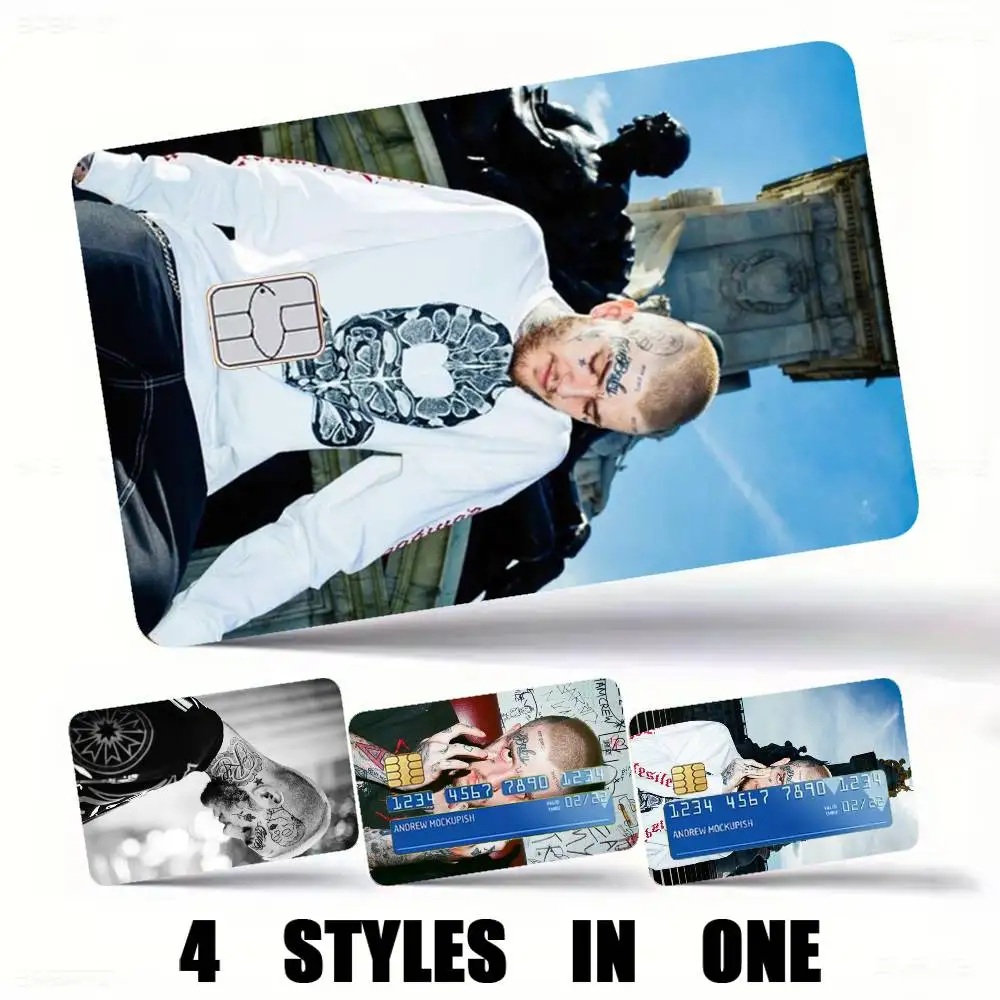 Lil Peep Hellboy-y Love Rapper  Credit Card HD Stickers Premium matte film effectively prevents fingerprints and daily abrasion.