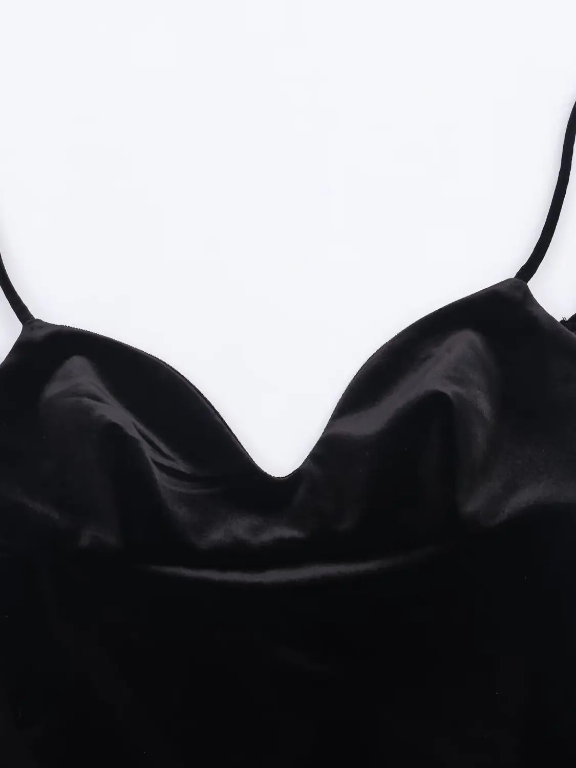 Vestido Midi Retro de Veludo com Renda Sem Alças Moda Fena Primavera Outono Inverno Nova Chegada Vestido Casual Bodycon D...