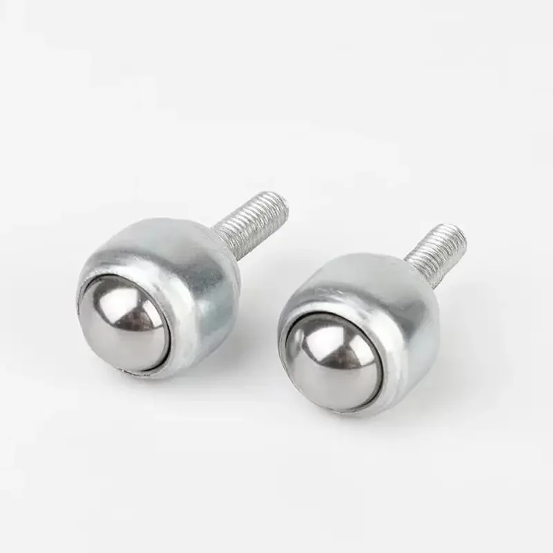 1-10pcs Nylon/Carbon Steel/SUS 304 Ball Transfer With Rod Universal Ball Transfer Caster CY-12D CY-19D CY-25D CY-25F CY-40F