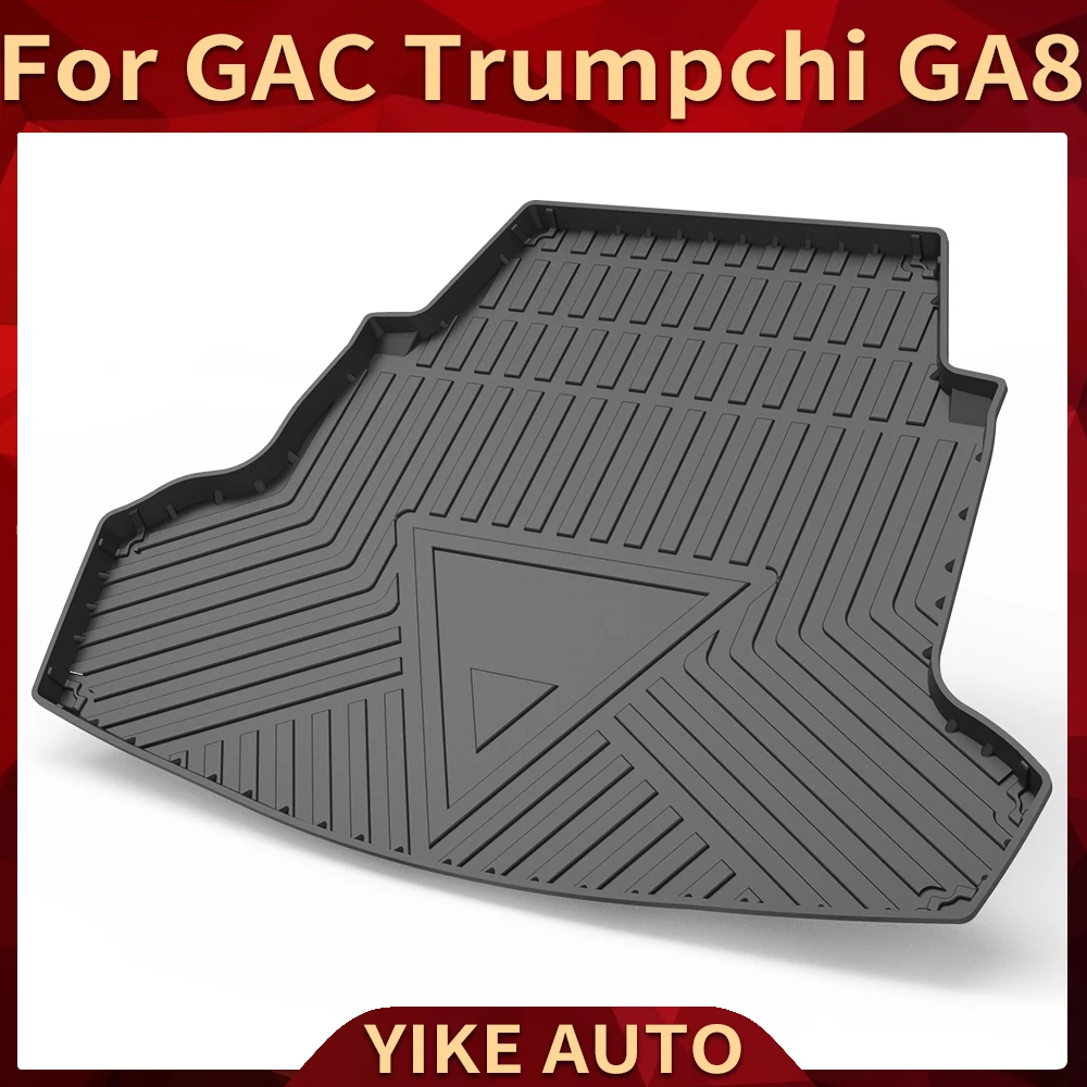 For GAC Trumpchi GA8 2015-2020 Auto Car Cargo Liner All-Weather TPE Non-slip Trunk Mat Waterproof Tray Trunk Carpet Accessory