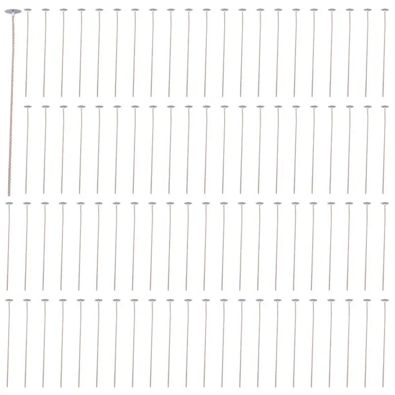 A93E-400Pcs ECO Wicks For Soy Candles, 8 Inch Pre-Waxed Candle Wick For Candle Making,Thick Candle Wick With Base