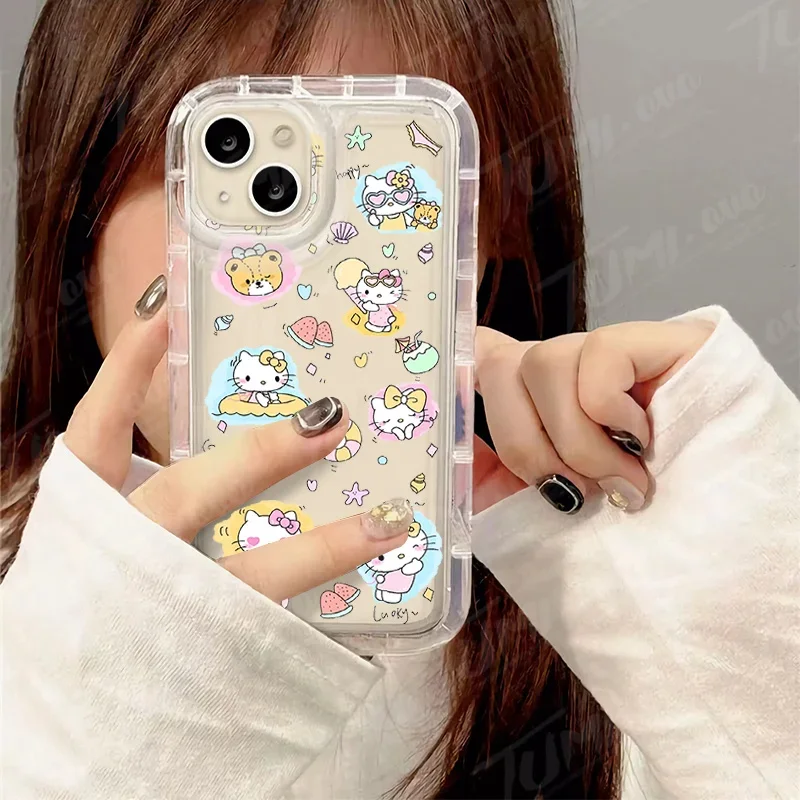 Sanrio Hello Kitty Pochacco Phone Case for Samsung Galaxy A15 A55 A05 A05S A14 A24 A13 A23 A73 A12 A22 A32 A52 A52S A72 A31 A51