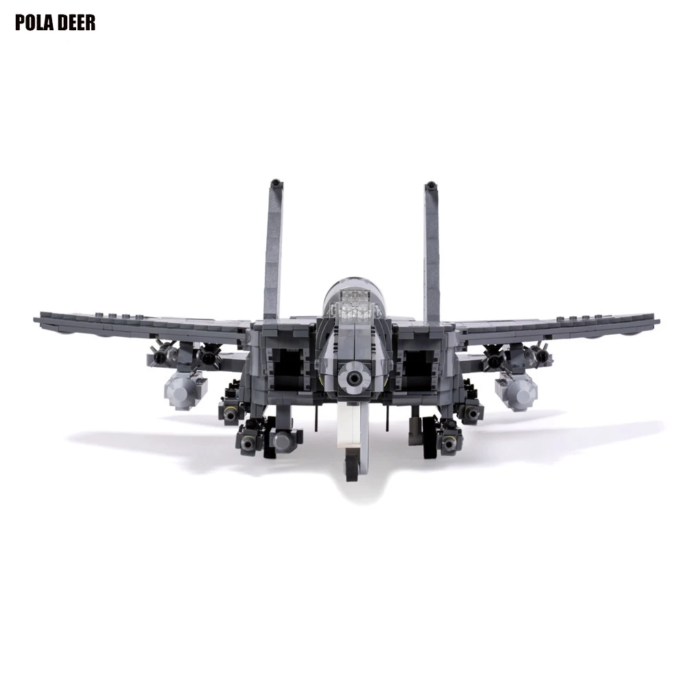 قوالب بناء مقاتلات MOC Strike Eagle F15E ، تصنعها بنفسك ، نموذج تجميع ، لعبة الطوب ، هدايا عيد ميلاد الأطفال ، الإبداع ،