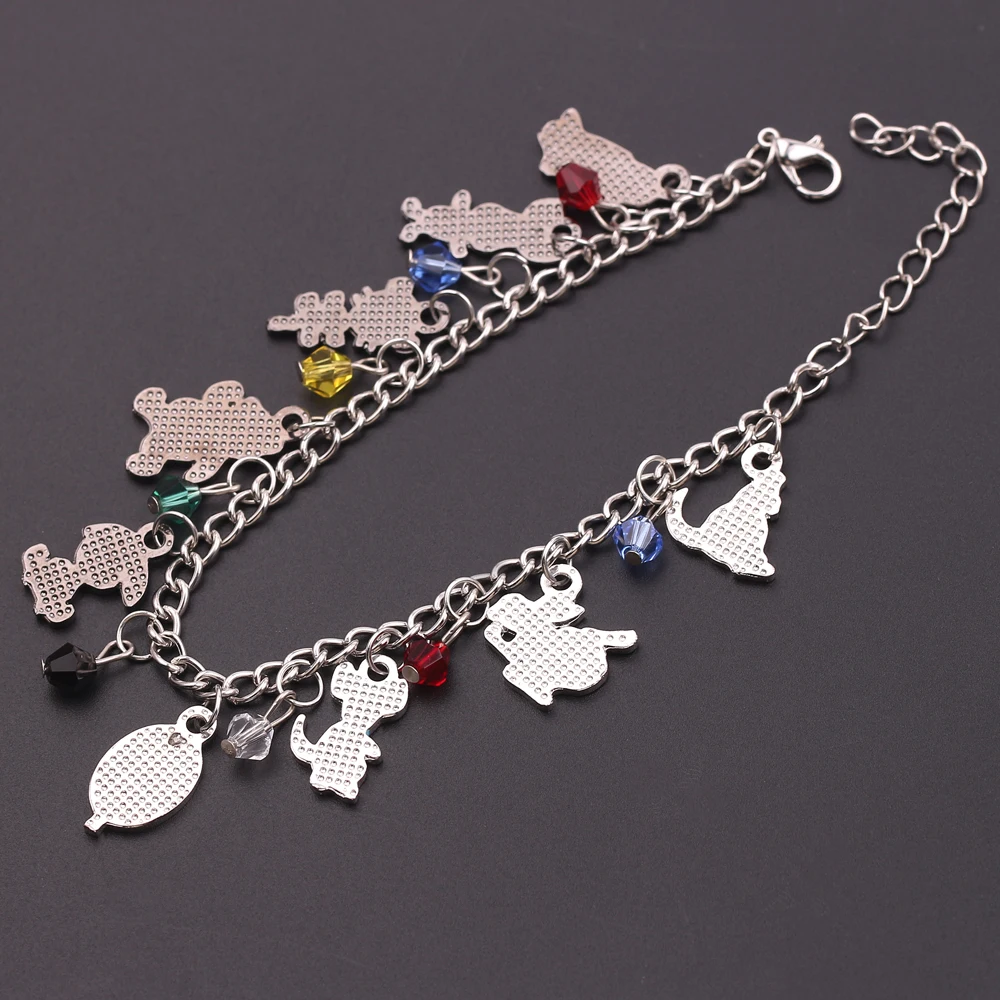 Disney Winnie the Pooh Fashion Cute Bracelet Cartoon Figure Piglet Winnie Charm Bangle for Women Trending Hand Accessories