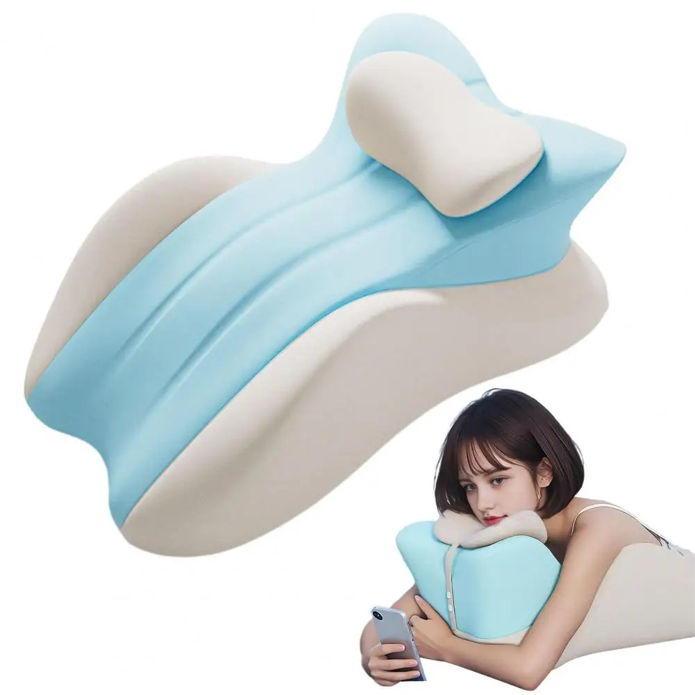 Almohada tumbada Almohada de cama propensa Maravilla Almohada tumbada multifuncional Cómodo, transpirable y hinchable