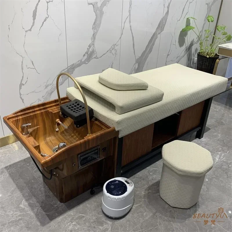 Head Bed Shampoo Backwash Hair Basin Spa Massage Stock Chair Beauty Bowl Salon Professional Equipment Spa Capilar Japones Wash