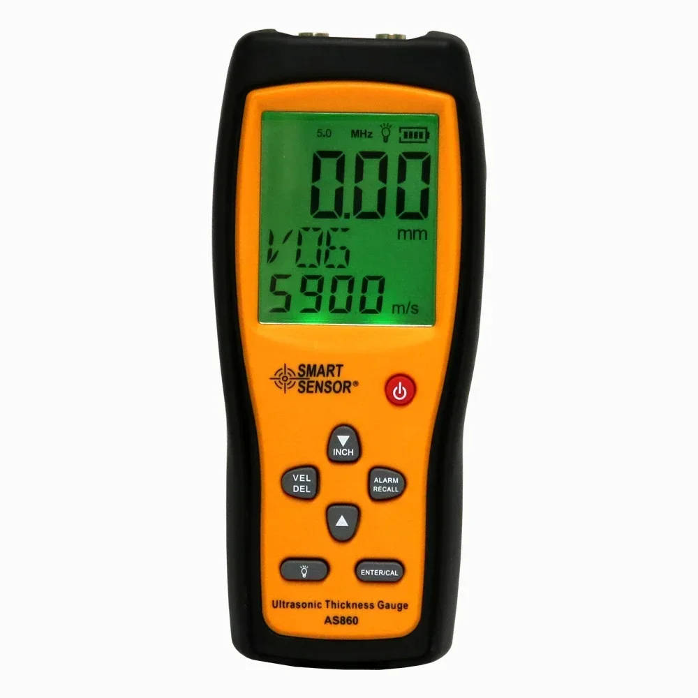 AS860 Ultrasonics thickness gauge Digital sheet metal Measuring range: 1.0 to 300mm (steel)