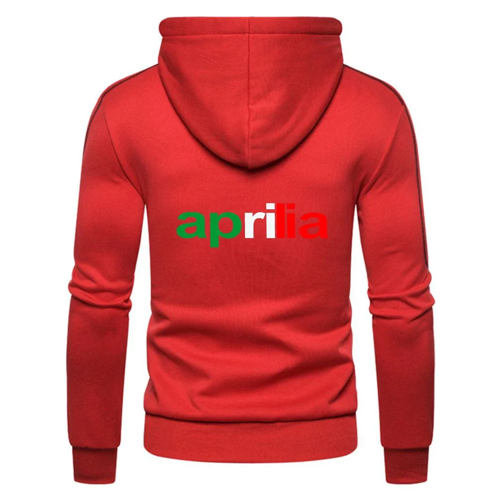 Sweat à capuche moto Aprilia pour hommes, sweat à capuche, vestes en coton, streetwear à fermeture éclair, coupe-vent, CombHarajuku, nouveau, 2021