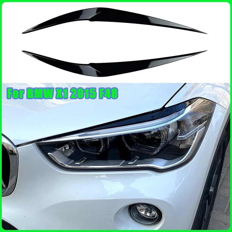 

Для BMW X1 2015 F48 18i 18d 20i 20d 25i 25d 125e x-DriveEvil фары брови фары веко автомобиля наклейка накладка