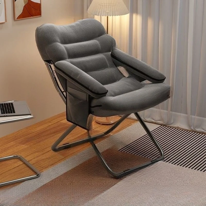 

Home Backrest Lazy Sofa Chair College Student Dormitory Reclining Computer Chair Bedroom Single Small Sofa Folding