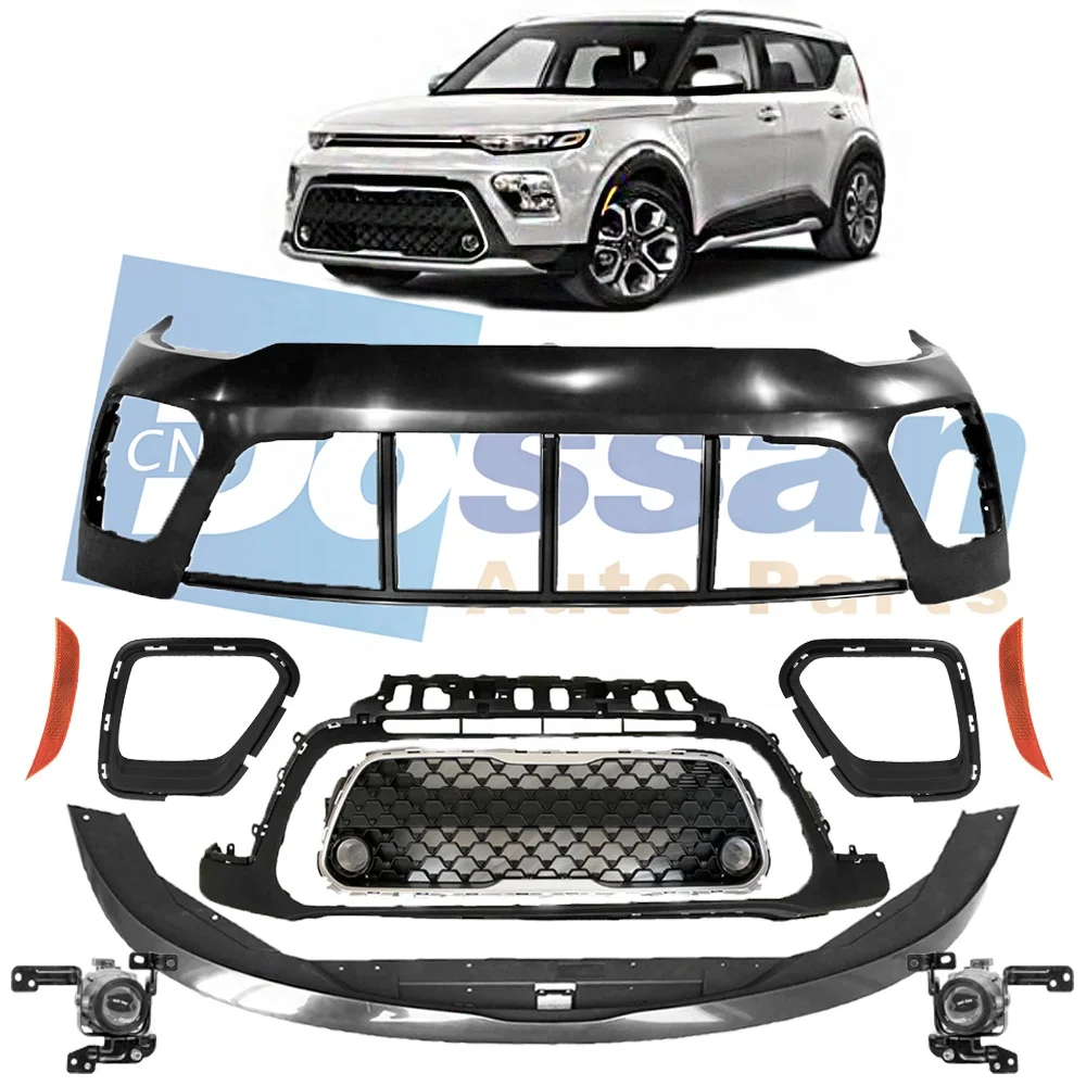 

FAVORABLE PRICE KOREAN CAR AUTO BODY SYSTEMS UNIVERSAL PLASTIC FRONT BUMPER CAR BODY KIT FOR KIA SOUL 2020