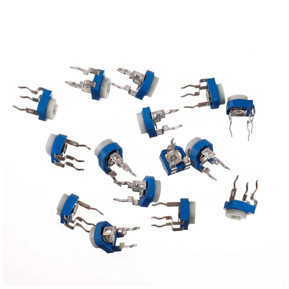 65 قطعة مقياس الجهد بالتشذيب RM065 مقاومة قابلة للتعديل 100R ~ 1M مقاييس الجهد 1K 5K 20K 50K 100K 500K 1M مقاومات متغيرة