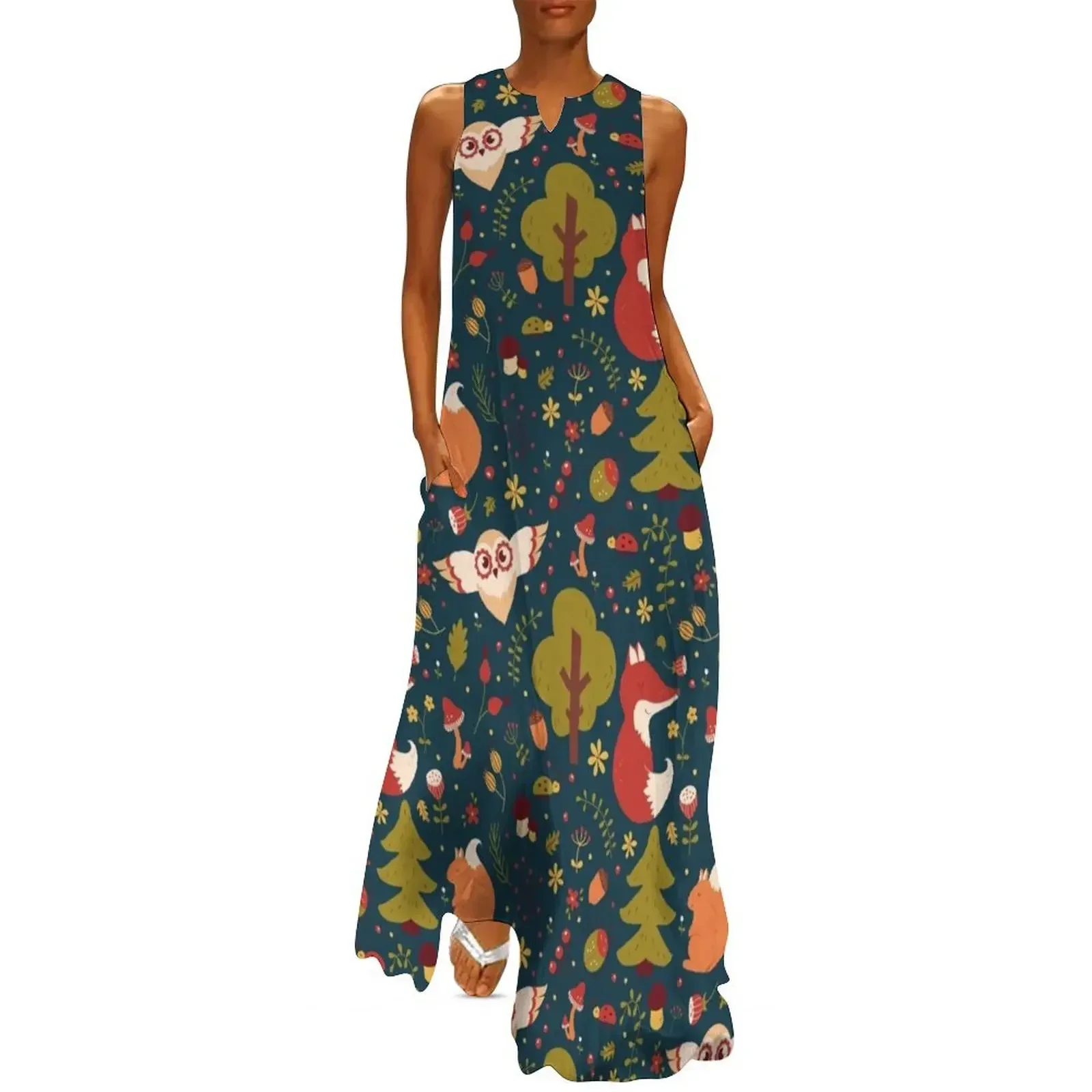 

Dreamy forest Long Dress Bridesmaid dress woman elegant and pretty women's dresses summer dress summer dresses women 2025