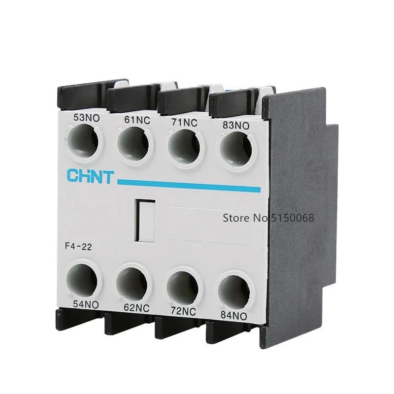 CHNT CHINT CJX2 Series AC Contactor Auxiliary Contact F4-02 F4-04 F4-11 F4-13 F4-20 F4-22 F4-31 F4-40 NCF1-11C