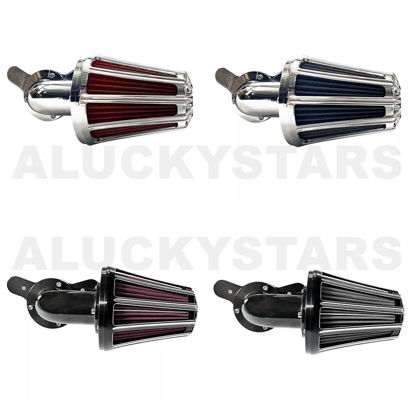 Motorcycle Mushroom Air Filter Cleaner Intake System Kit CNC For Harley Davidson Touring Softail Fat Boy Dyna Sportster XL