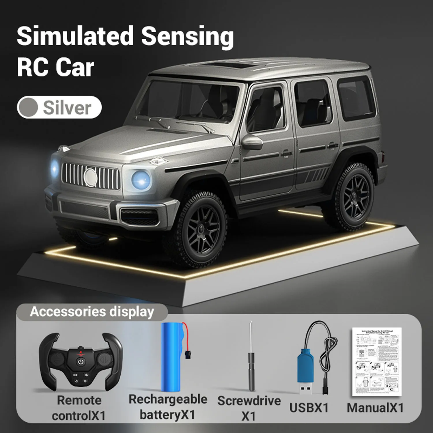 

Sensor Activated Door Opening 1/16 JJRC Q179 4*4 Electric Radio Control Off Road Car Light Projection RC Model Vehicle Toys