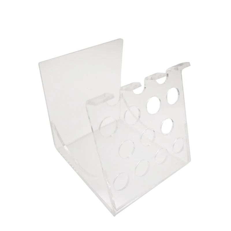 1Pc 11 Holes Acrylic Dental Syringe Organizer Holder Case Composite Resin Holder Dental Clinic Supplies