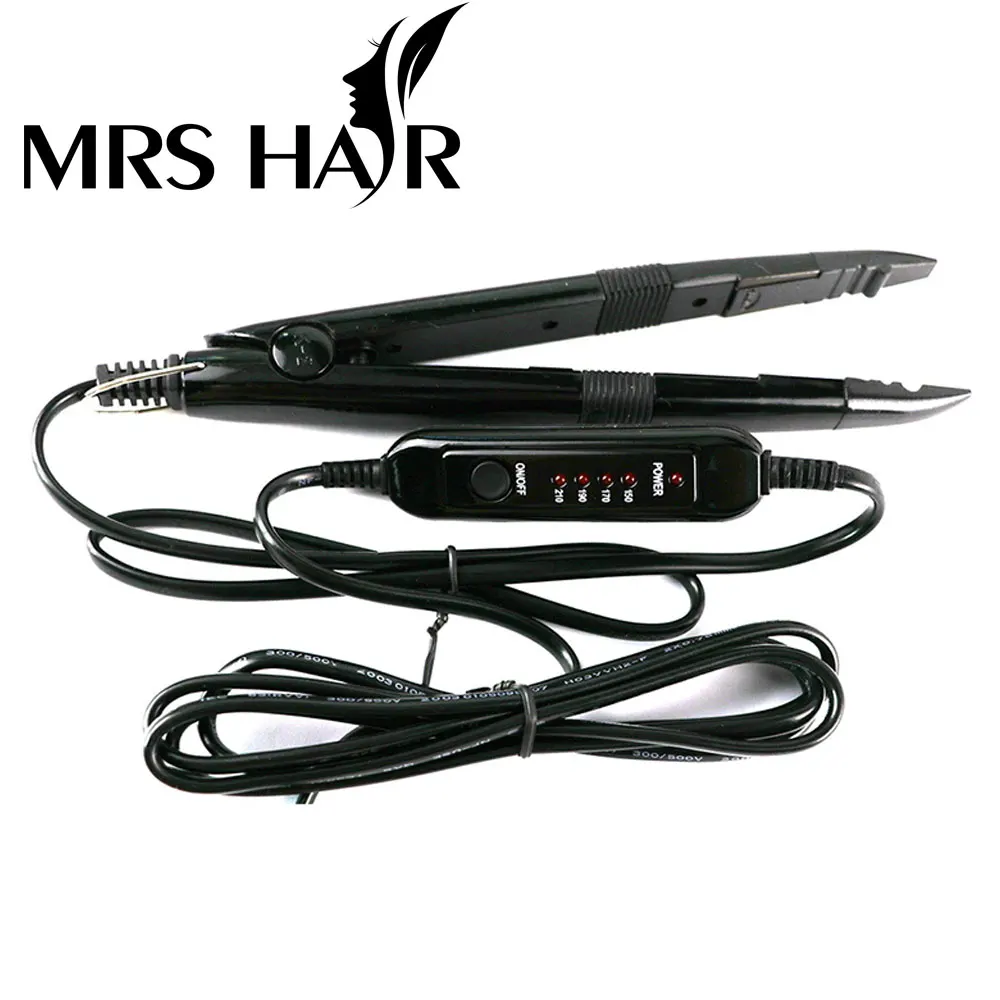 Iron Fusion Hair Connector Control, Heat Hair, Loof Queratina para extensões de cabelo, Hair Fusion, Hair Extensions Tools