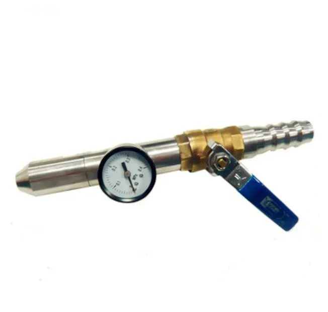 Handheld IPX5/6 water jet nozzle waterproof testing apparatus