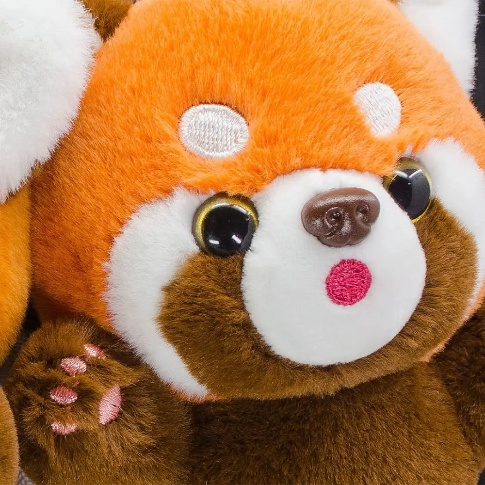 Cartoon Red Panda Plush Keyring Plush Stuffed Toys Kawaii Animal Plush Pendant Cute Fashion Red Panda Plushies Pendant Couple