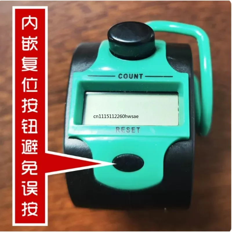 LCD Display Finger Counter Digital Tally Counter Handheld Lap Counter Portable 5-Digit Number Clicker for Fishing Sports